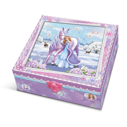 Zestaw w pudełku z półkami koń 4083